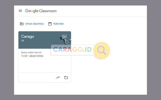 Buka Google Classroom